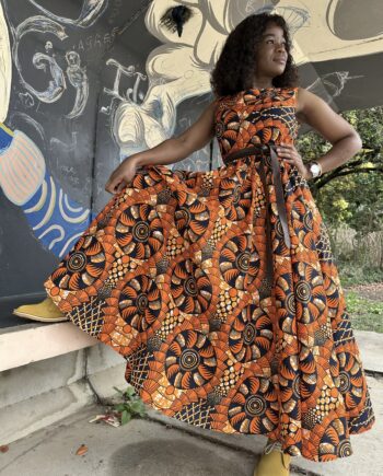 Super Charged Ankara Dress